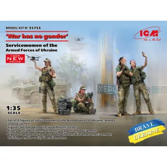   ICM 'War Has No Gender' Servicewomen Of The Armed Forces Of Ukraine makett