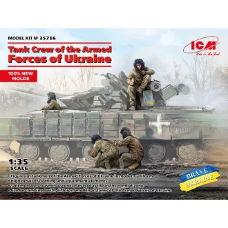   ICM Tank Crew of the Armed Forces of Ukraine (100% new molds) 1:35 harcjármű makett