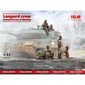   ICM Leopard crew of the Armed Forces of Ukraine 1:35 harcjármű makett