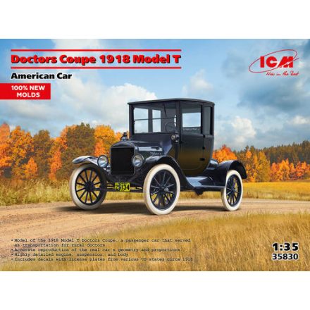 ICM Doctors Coupe 1917 Model T makett