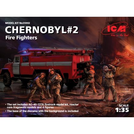 ICM Model Chernobyl 2 - Fire Fighters Set makett
