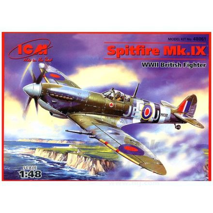 ICM Spitfire Mk.IX WWII British Fighter makett