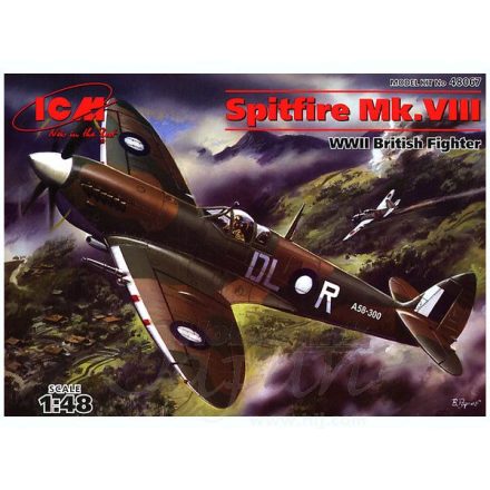 ICM Spitfire Mk.VIII British Fighter makett