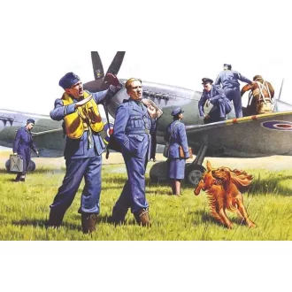 ICM RAF Plioten und Bodenpersonal 1:48 figura készlet
