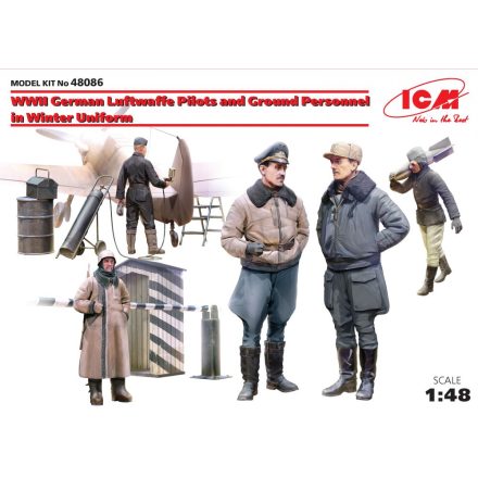 ICM WWII German Luftwaffe Pilots and Ground Personnel in Winter Uniform