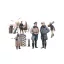 ICM WWII German Luftwaffe Pilots and Ground Personnel in Winter Uniform 1:48 figura készlet
