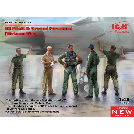 ICM US Pilots & Ground Personnel (Vietnam War) (5 figures)