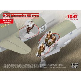   ICM Martin B-26 Marauder - US Crew (4 Figures / 100% New Moulds) makett
