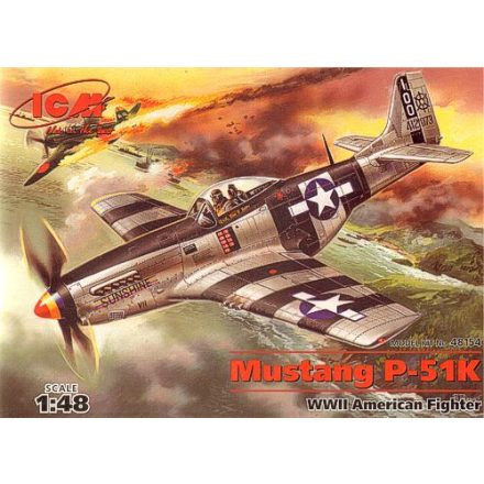 ICM North-American P-51K Mustang makett