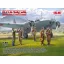 ICM Ki-21-Ib 'Sally' with Japanese Pilots and Ground Personnel 1:48 figura készlet