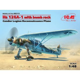 ICM Henschel Hs 126A-1 with bomb rack makett