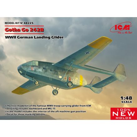 ICM Gotha Go 242B, WWII German Landing Glider makett
