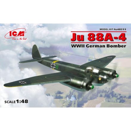ICM Ju 88A-4 WWII German Bomber makett