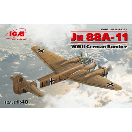 ICM Ju 88A-11 German Bomber makett