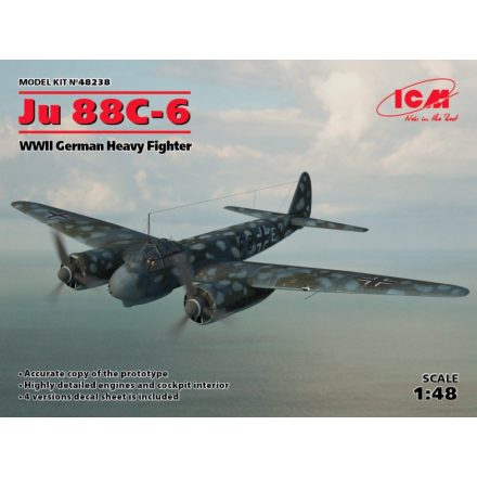 ICM Junkers Ju-88С-6 WWII German Heavy Fighter makett