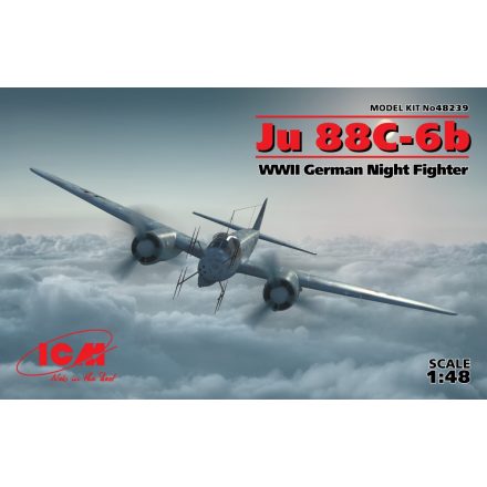 ICM Ju 88C-6b WWII German Night Fighter makett
