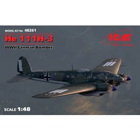 ICM He 111H-3 WWII German Bomber makett