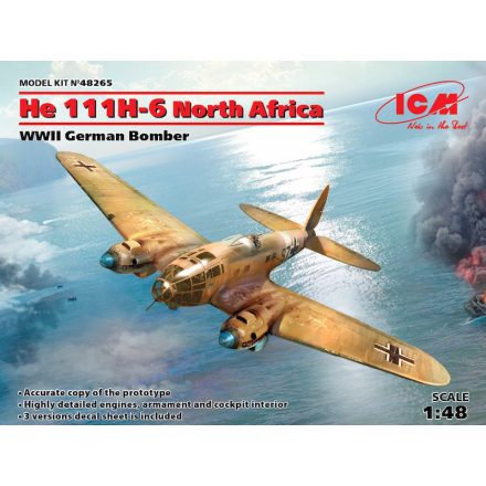ICM Heinkel He-111H-6 North Africa makett