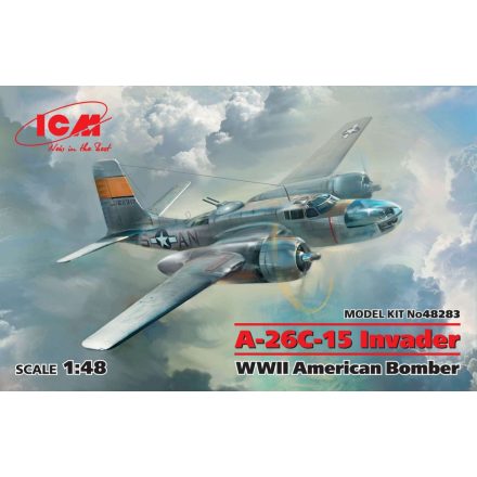 ICM A-26С-15 Invader, WWII American Bomber makett