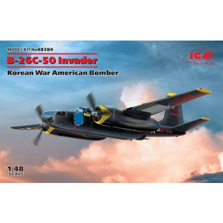 ICM B-26-50 Invader, Korean War American Bomber makett