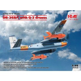 ICM DB-26B/C with Q-2 drones makett