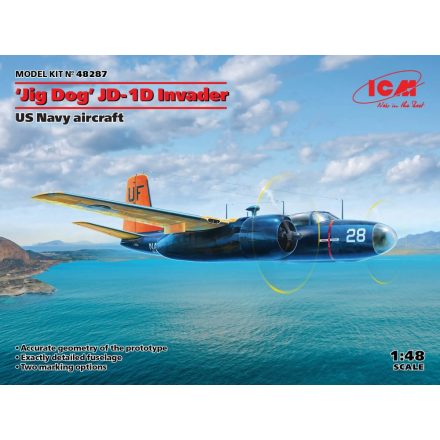 ICM Jig Dog JD-1D Invader U.S. Navy utility aircraft makett