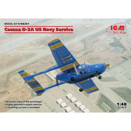 ICM Cessna O-2A Skymaster US Navy Service makett