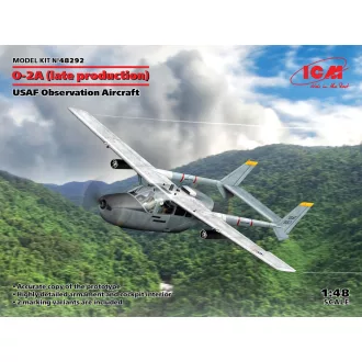   ICM O-2A (late production), USAF Observation Aircraft 1:48 repülő makett