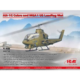   ICM Bell AH-1 G Cobra and M8A1 US Landing Mat (Limited Edition) makett