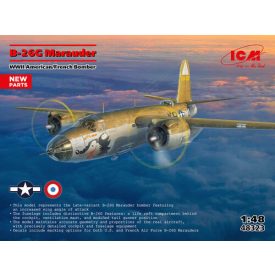 ICM B-26G Marauder WWII American/French Bomber makett
