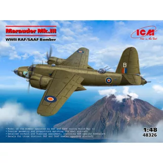   ICM Marauder Mk.III, WWII RAF/SAAF Bomber 1:48 repülő makett