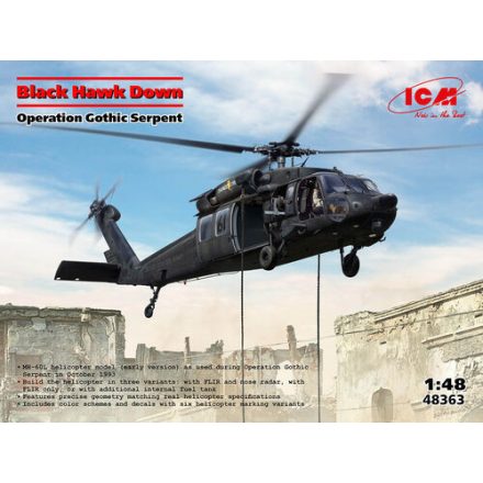 ICM Black Hawk Down Operation Gothic Serpent makett