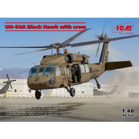 ICM Sikorsky UH-60 A Black Hawk with Crew makett