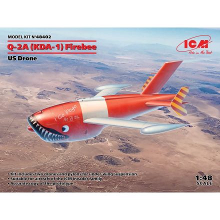 ICM Back KDA-1(Q-2A) Firebee US Drone makett