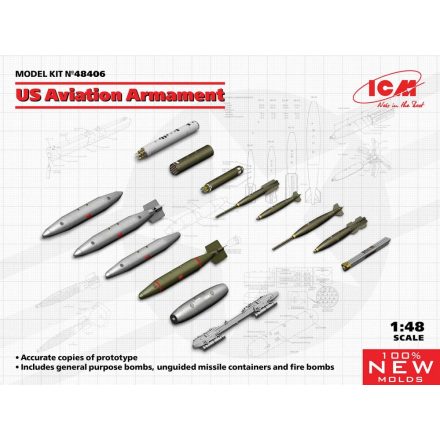 ICM US Aviation Armament makett