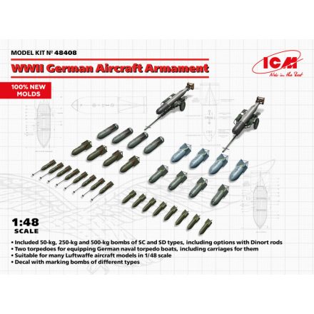 ICM WWII German Aircraft Armament makett