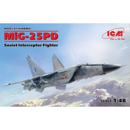 ICM MiG-25PD Soviet Interceptor Fighter makett