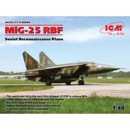 ICM MiG-25RBF Soviet Reconnaissance Plane makett