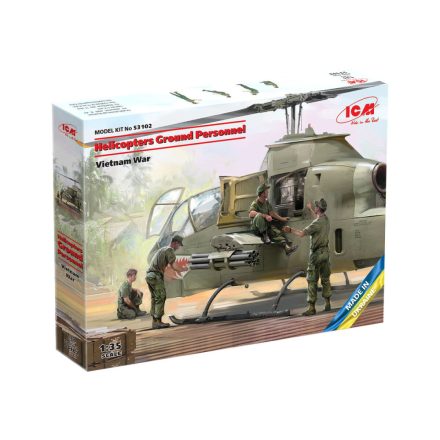 ICM Helicopters Ground Personnel - Vietnam War makett