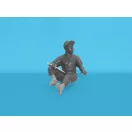 ICM Helicopters Ground Personnel (Vietnam War) (100% new molds) 1:35 helikopter makett