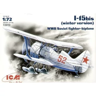 ICM Polikarpov I-15bis Winterversion 1:72 repülő makett