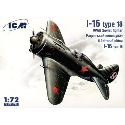 ICM Polikarpov I-16 type 18 makett