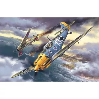 ICM Messerschmitt Bf 109 E-3 1:72 repülő makett