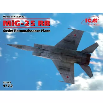   ICM MiG-25 RB,Soviet Reconnaissance Plane 1:72 repülő makett