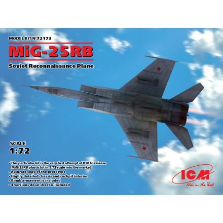 ICM Mikoyan MiG-25RB Soviet Reconnaissance Plane makett