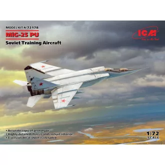 ICM MiG-25PU, Soviet Training Aircraft 1:72 repülő makett