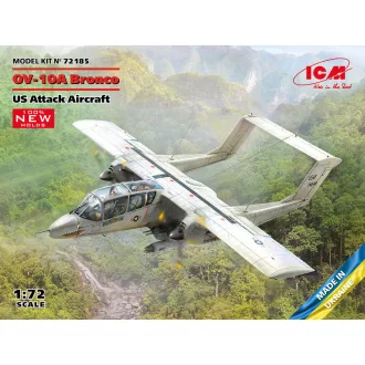   ICM OV-10A Bronco, US Attack Aircraft (100% new molds) 1:72 repülő makett