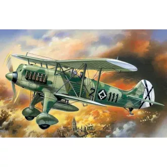 ICM Heinkel He 51 B-1 1:72 repülő makett
