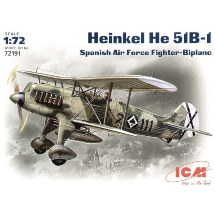 ICM Heinkel He 51B-1 makett
