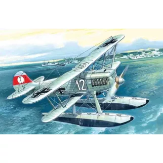   ICM Heinkel He 51B-2 German Fighter Seaplane 1:72 repülő makett